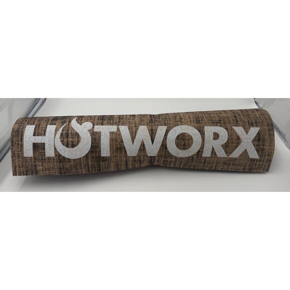 HOTWORX | Yoga Mat |72x24 | Brown Hemp Fiber | Non-Slip | Preowned Excellent - Picture 1 of 2
